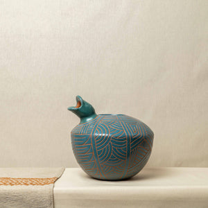 Clay Vase Negative Hummingbirds