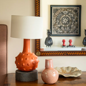 Bomba Table Lamp Clay Painted Pink